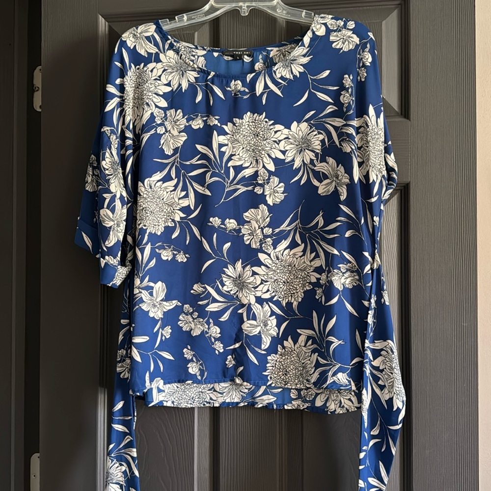 West Kei floral bow blouse